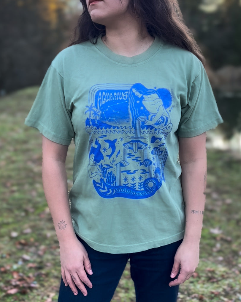 Aquarius Urban Heavyweight T-Shirt