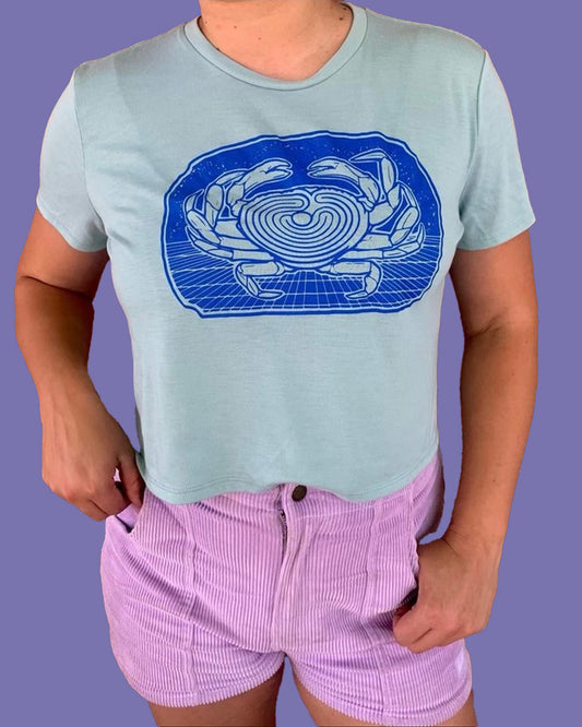 Crabyrinth Flowy Crop Top