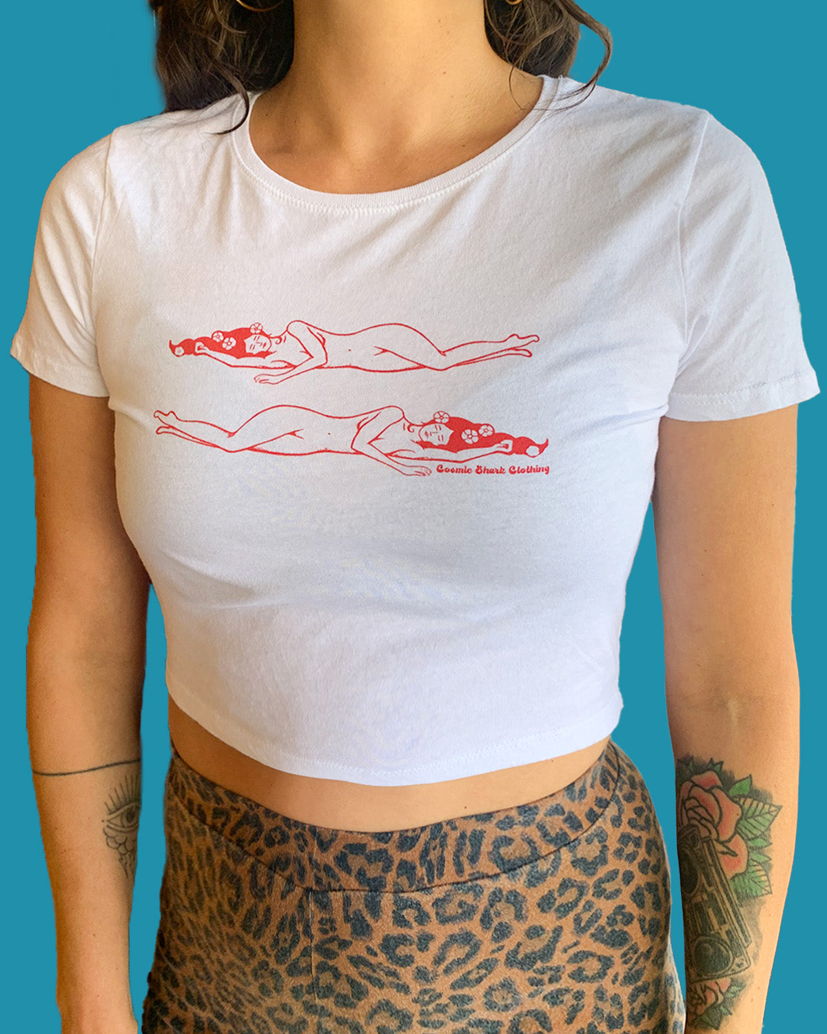 Flower Child Fitted Crop