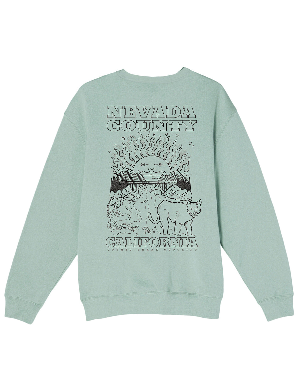 Nevada County Crew Neck Sweatshirt