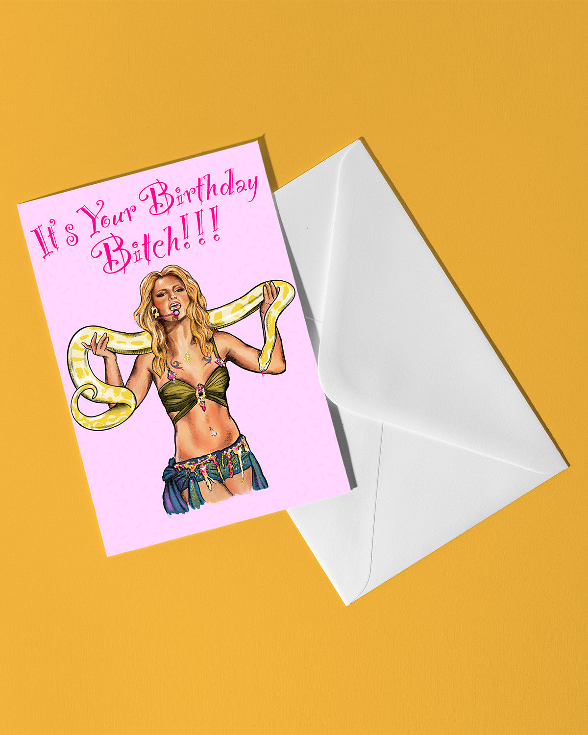 Brintey Spears Birthday Card