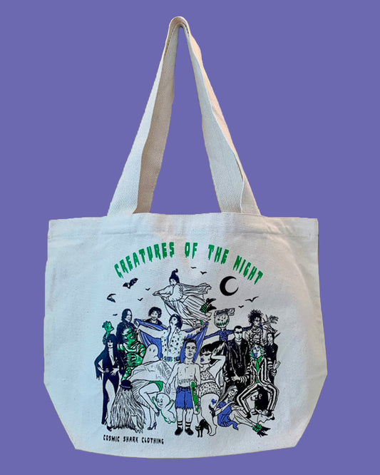 Creatures of the Night Organic Tote Bag