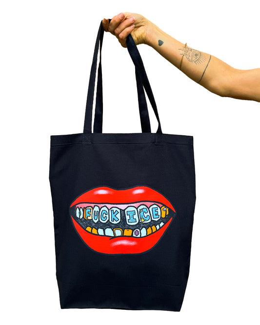 Fuck Ice Grin Tote