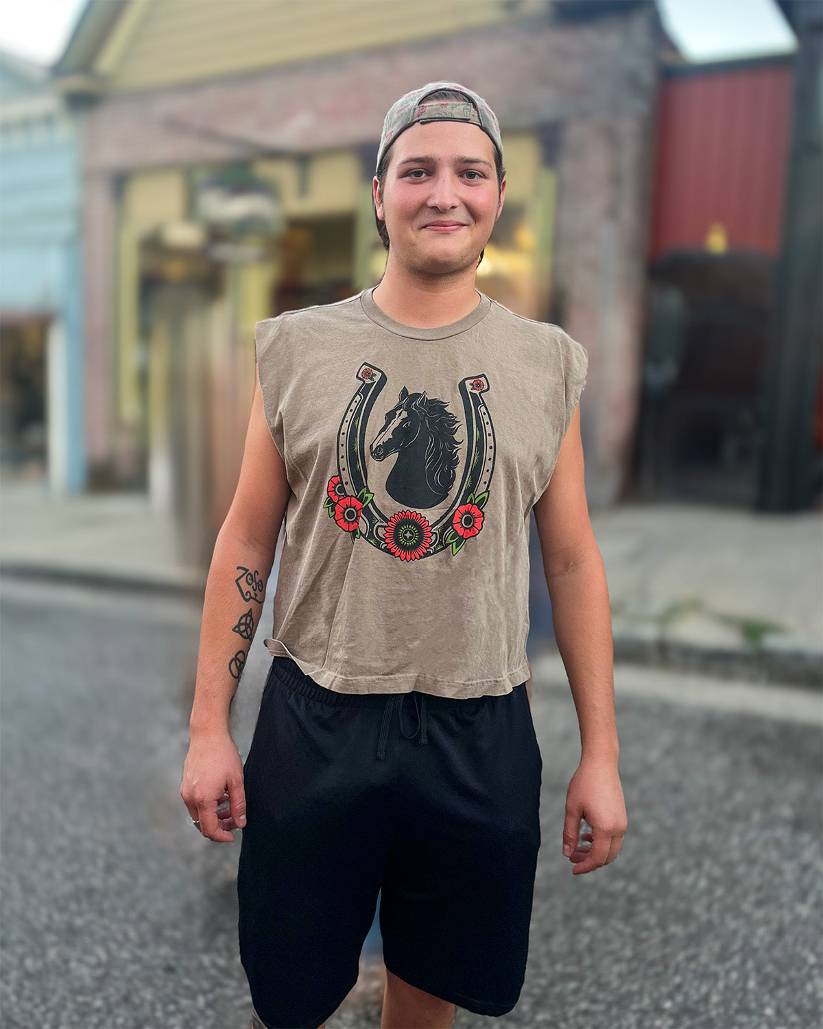 Lucky Horse Boxy Muscle Tank