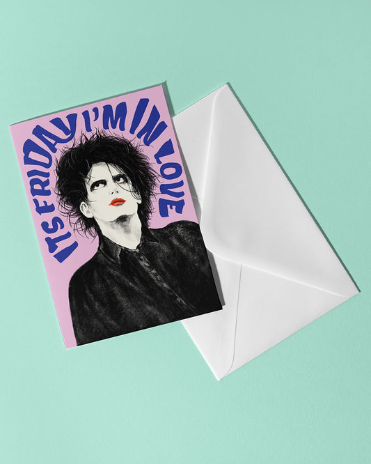 Robert Smith The Cure Greeting Card